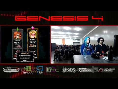 Genesis 4 - kpulv (Pink) Vs. AR | zecmo (Green) Winners Semis - Towerfall