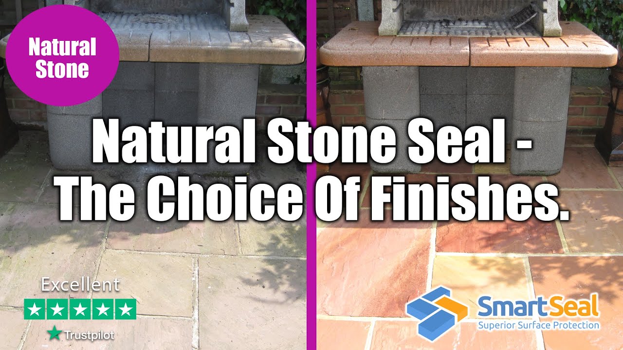 Wet Look Sealer, Dry Finish and Colour Enhancing Natural Stone Sealers