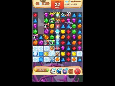 Jewel Match King Level 410 - Walkthrough ( No Booster )