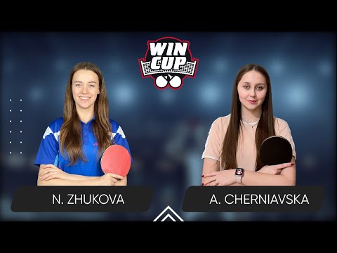 08:45 Nadiia Zhukova - Alina Cherniavska West 2 WIN CUP 09.03.2024 | TABLE TENNIS WINCUP
