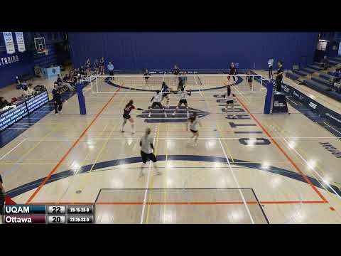 Volleyball féminin : les Citadins de l'UQAM reçoivent les Gee-Gees de l'Université d'Ottawa