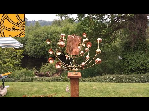 How Stan Jankowski Builds hypnotic wind activated kinetic sculpture?