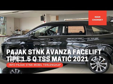 Berapakah Pajak STNK Tahunan Toyota Avanza Facelift Tipe Q TSS 1.5 Matic Terbaru 2021?