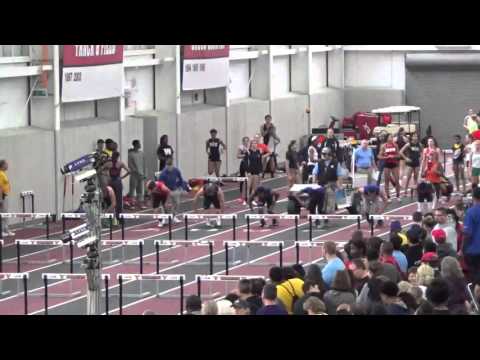 YSU 1-9-2016 - BOYS 60m Hurdle Finals - Zach