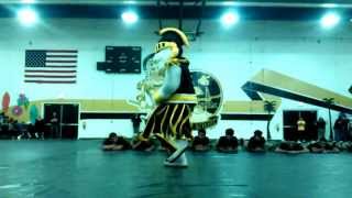 preview picture of video 'Lathrop HS mascot dance'