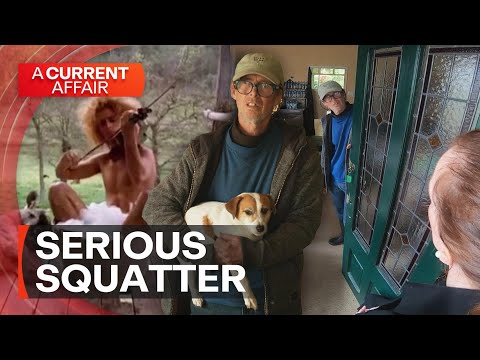 Former movie star turned squatter refuses to leave elderly man's home | A Current Affair