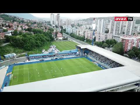 Pogledajte snimke iz zraka: Grbavica se oprostila od Ivice Osima