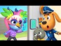 Who S At The Door Don T Open The Door To Strangers Safety Rules For Kids Sheriff Labrador