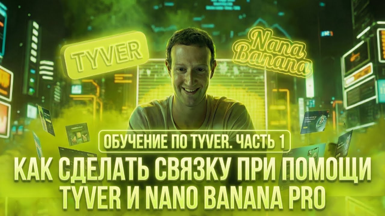 Как при помощи Tyver и Nano Banana генерировать связки на любую вертикаль и как их за