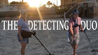 Another Coin Spill Day Metal Detecting New Smyrna Beach Florida | The Detecting Duo