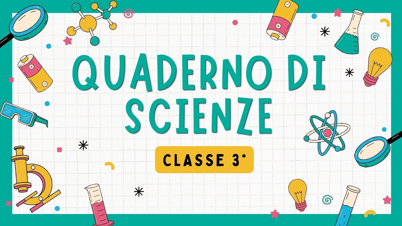 QUADERNO DI SCIENZE - Classe 3° - #scuolaprimaria