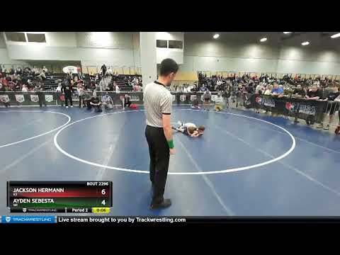 63 Lbs Cons. Round 4 - Ayden Sebesta, WI Vs Jackson Hermann, KS 01f7