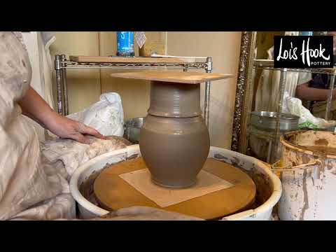 97. Making a 2 part vase the Matthew Kelly way. Lavaflek clay. 3lb base 1.5lb add on.