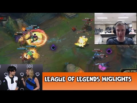 Froggen 1v2 outplay I Huni about Lucian pick I Bjergsen vs Lira