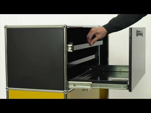 USM Vollauszug mit Ausziehtablaren