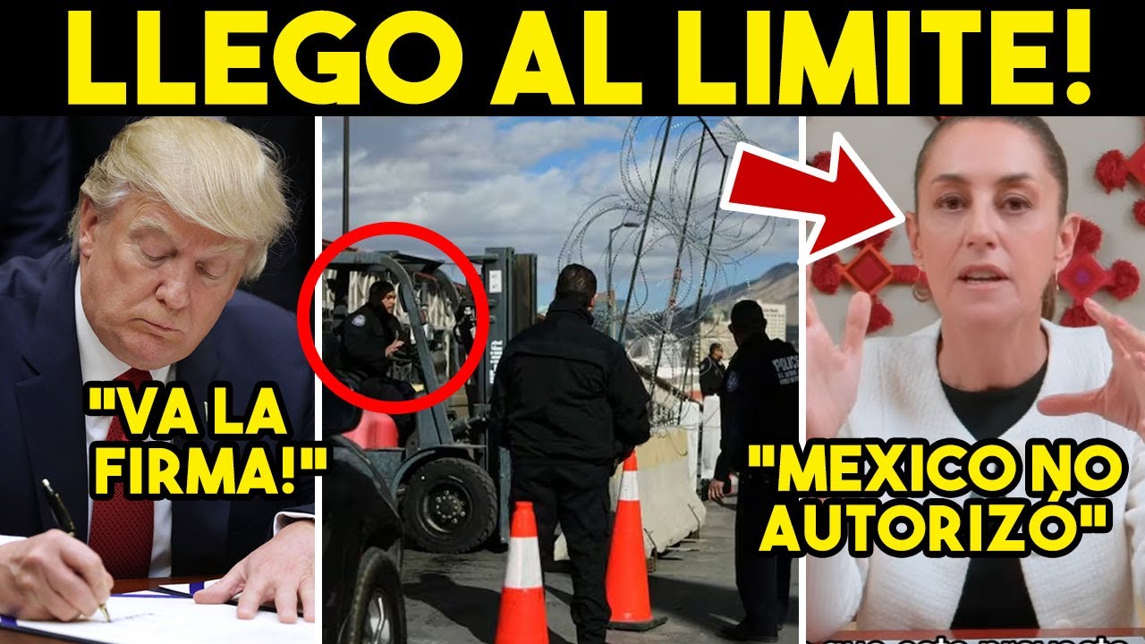 TRUMP PRIMER GOLPE! CAMBIA LA JUGADA, MEXICO ADVIERTE. CLAUDIA ENVIA  MENSAJE, HOY