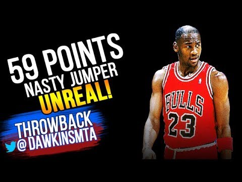 Young Michael Jordan Drops 59 Pts On Bad Boys Pistons 🐐 | April 3, 1988 | VintageDawkins
