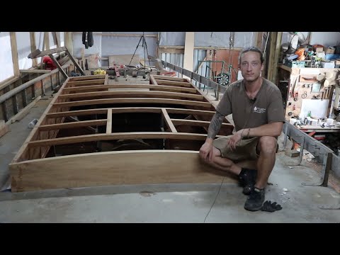 Curved beams and corner posts! Finishing the Coach roof assembly.  Episode 18