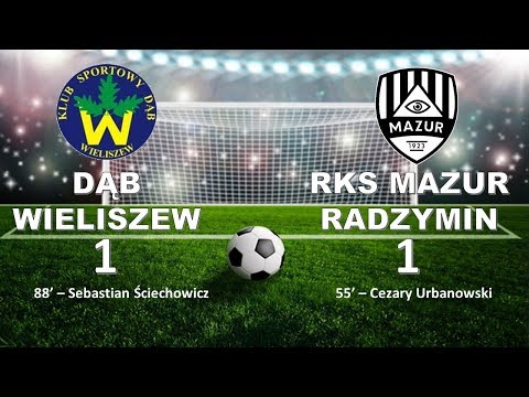 15 Kolejka Liga Okregowa 2018/19 - Dąb Wieliszew - Mazur Radzymin 1:1 skrot meczu