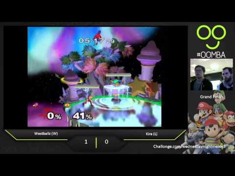 WNMO 3 Grand Finals - Westballz (Falco, Fox) vs Kira (Sheik) - SSBM
