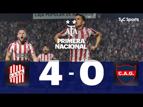 San Martín (T) 4-0 Atlético Güemes (SdE) | Primera Nacional | Fecha 31