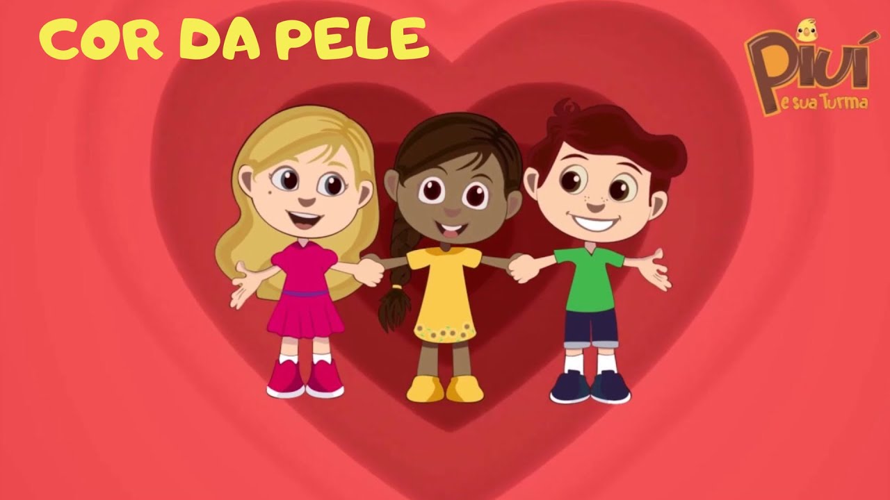 COR DA PELE - 👧🏻👲🏿PIUÍ E SUA TURMA 🧑🏼‍🦰👶(Músicas infantis educativas)