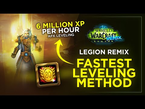 Fastest Leveling Method 10 to 80 in 23 Minutes in Legion Remix (Multiboxing Guide)