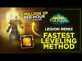 Fastest Leveling Method 10 to 80 in 23 Minutes in Legion Remix (Multiboxing Guide)