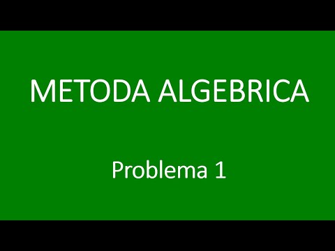 Metoda algebrica - Problema de transfer - Pregatire matematica - Gimnaziu