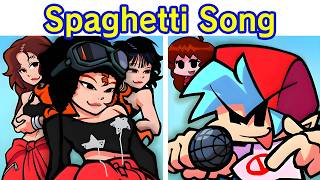 Cover art for Friday Night Funkin' - Spaghetti Song | FNF Update x Le Sserafim (Kpop Girls) [English Subtitles]