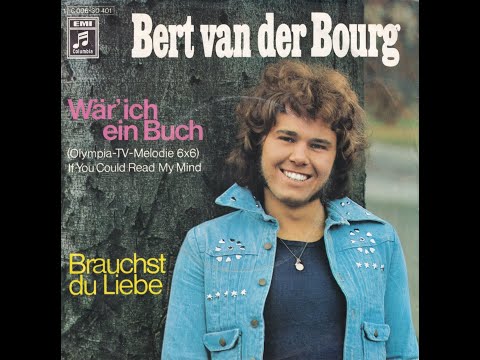 Bert van der Bourg - Wär' ich ein Buch (Olympia-TV-Melodie 6x6: If You Could Read My Mind) 1972 HD