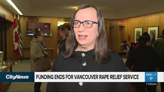 Funding ends for Vancouver Rape Relief service