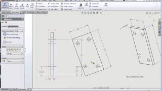 SolidWorks: True vs Projected Dimensions