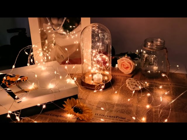 Vídeo relacionado con YJFWAL Paquete de 18 luces de hadas (pilas incluidas) de 10 pies, 30 luces LED de alambre de cuerda de hadas para bricolaje, boda, fiesta, tarros de masón, decoración de regalo de árbol de Navidad (7