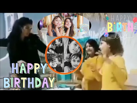 Tuba büküstün and Her ex husband Onur Saylak celebrated the birthday of their twin daughters