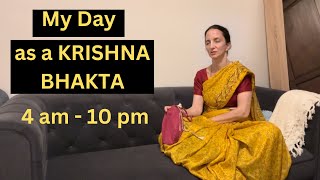 MY DAILY ROUTINE AS A KRISHNA BHAKTA 4am to 10 pm 🚩
