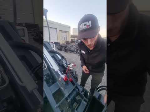 How to operate the CL40 Stump Grinder Attachment