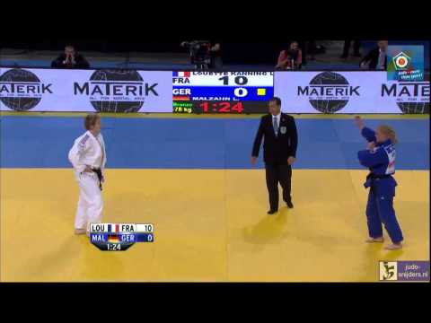 Judo 2014 European Championships Montpellier: Louette (FRA) - Malzahn (GER) [-78kg] bronze
