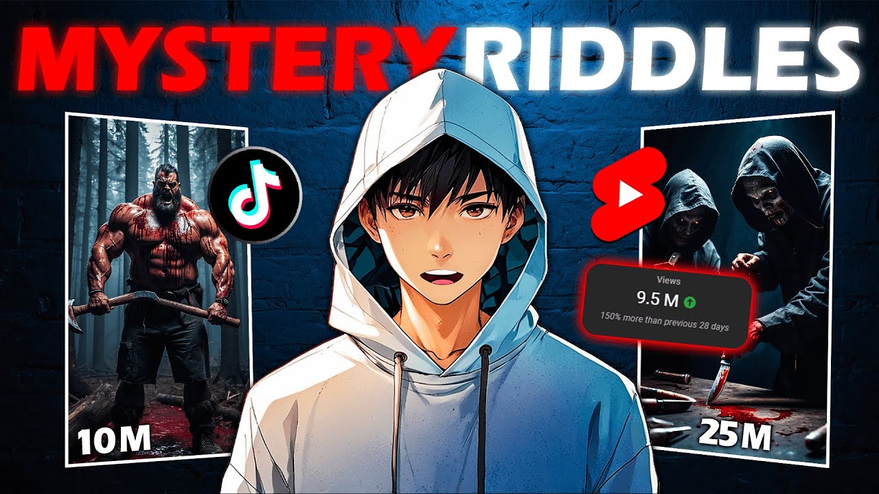 I Found The Most Easieast VIRAL Niche for YouTube Shorts & TikTok CRP (MYSTERY RIDDLES)