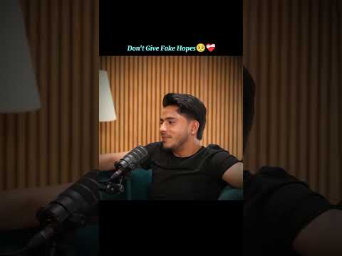 Don't give fake hopes 😔🥺❤️‍🩹