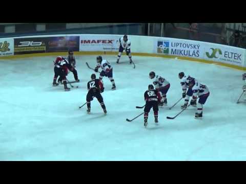 Sebastián Šmída nr.17, 3rd period of the game SVK u18 - Slovan Bratislava, Slovak Extra-league U20