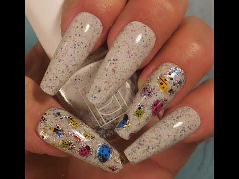 Painted Polish / You Sleigh Me ~ Nail Foil Fail ~ Ladybug Nails