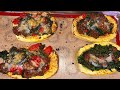 Sausage Kale And Spaghetti Squash Boats