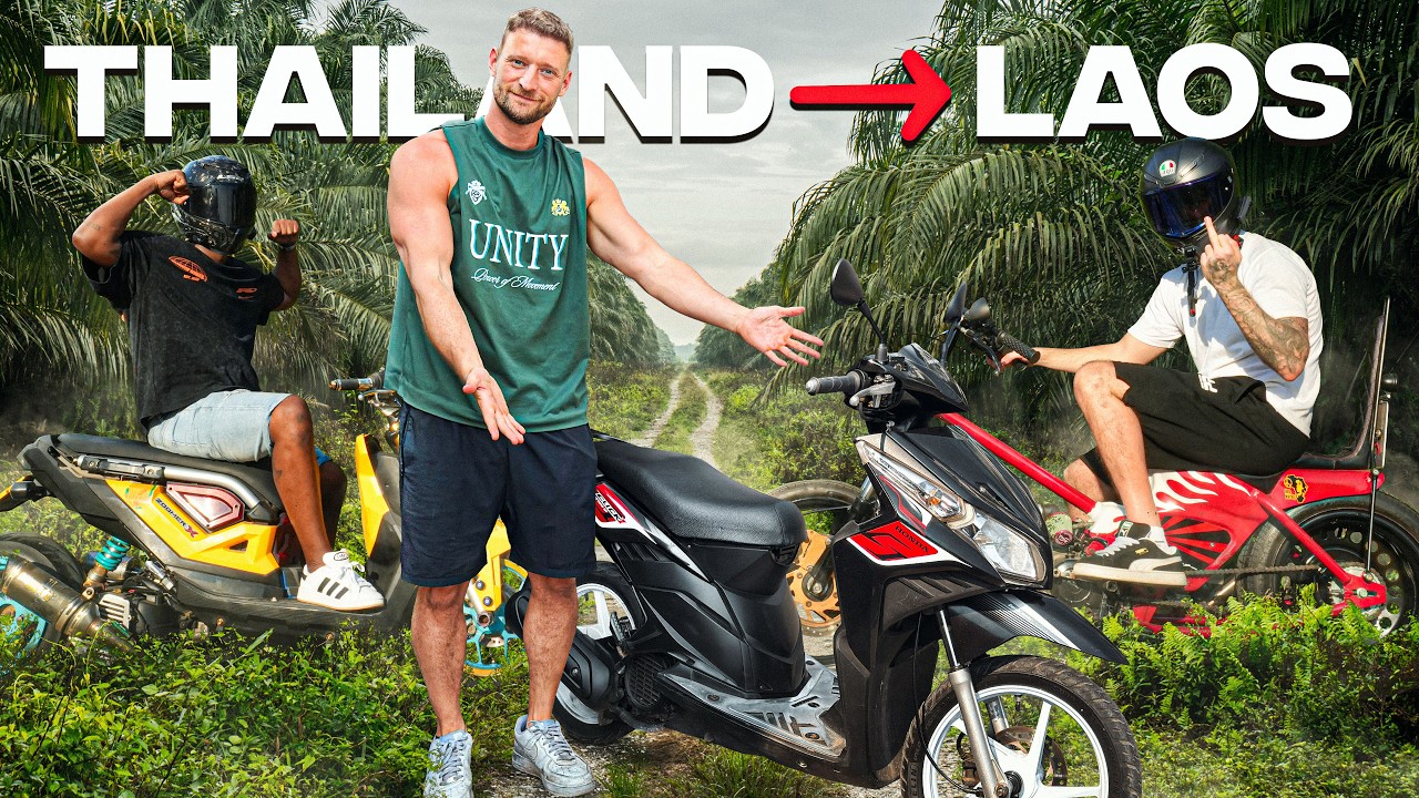 Mit 400€ Roller von Thailand zum gefährlichsten Ort in Laos