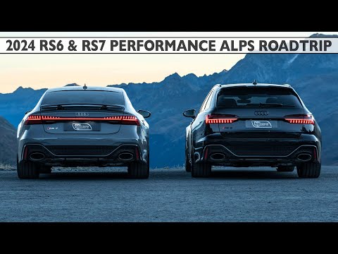 2024 AUDI RS6 & RS7 PERFORMANCE - CINEMATIC IN THE ALPS - Who is the king? Unique video with the duo