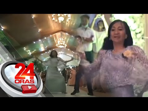 Mother of the bride na todo hataw sa pagsayaw sa wedding reception, kinagiliwan online | 24 Oras