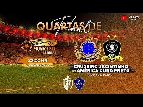 CAMPEONATO MUNICIPAL SÉRIE A1 2025/2026 | CRUZEIRO JACINTINHO🆚AMÉRICA OURO PRETO | QUARTAS DE FINAL