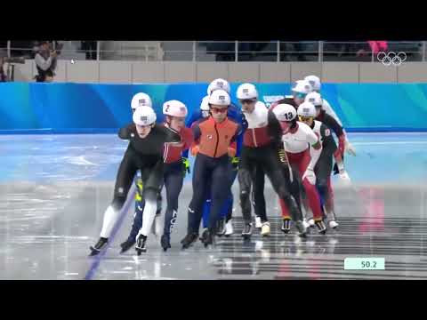 1ª Semi Final Mass Start  Speed skating