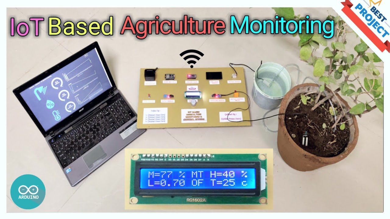 7. IoT🌐 Based Agriculture🍃Monitoring💻 System Using Arduino & Node MCU | WiFi📶 | 2025