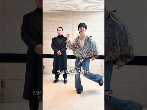 BTS bodyguard Mr Lee Doing Sweet Dreams challenge with Jhope 😭💙